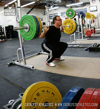 Dave back squat - Olympic Weightlifting, strength, conditioning, fitness, nutrition - Catalyst Athletics