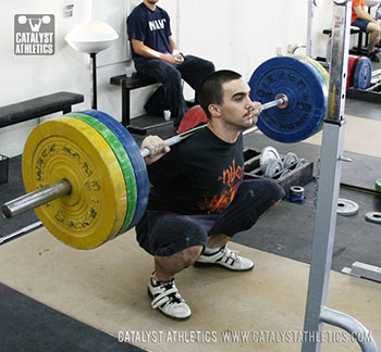 Travis back squat - Olympic Weightlifting, strength, conditioning, fitness, nutrition - Catalyst Athletics
