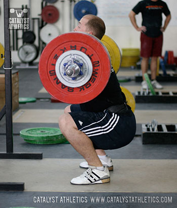 Kyle front squat - Olympic Weightlifting, strength, conditioning, fitness, nutrition - Catalyst Athletics