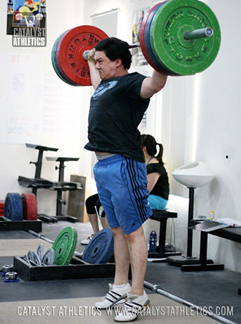 Steve snatch push press - Olympic Weightlifting, strength, conditioning, fitness, nutrition - Catalyst Athletics