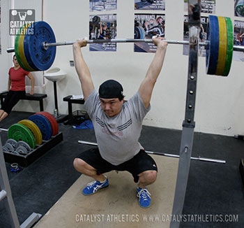 Steve overhead squat - Olympic Weightlifting, strength, conditioning, fitness, nutrition - Catalyst Athletics