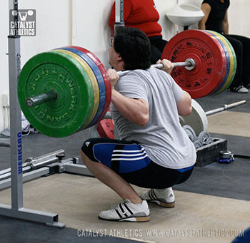 Steve back squat - Olympic Weightlifting, strength, conditioning, fitness, nutrition - Catalyst Athletics