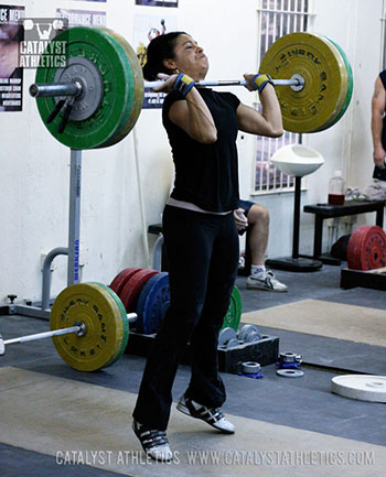 Jacqueline split jerk - Olympic Weightlifting, strength, conditioning, fitness, nutrition - Catalyst Athletics
