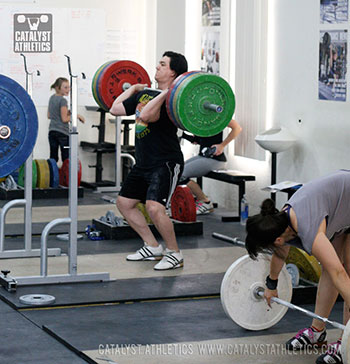Steve dip squat - Olympic Weightlifting, strength, conditioning, fitness, nutrition - Catalyst Athletics