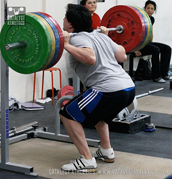Steve back squat - Olympic Weightlifting, strength, conditioning, fitness, nutrition - Catalyst Athletics