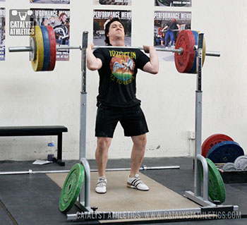 Steve split jerk - Olympic Weightlifting, strength, conditioning, fitness, nutrition - Catalyst Athletics