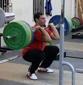 Warren front squat - Olympic Weightlifting, strength, conditioning, fitness, nutrition - Catalyst Athletics