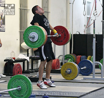 Mike snatch pull - Olympic Weightlifting, strength, conditioning, fitness, nutrition - Catalyst Athletics