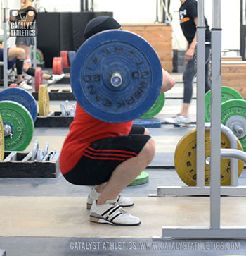 Steve front squat - Olympic Weightlifting, strength, conditioning, fitness, nutrition - Catalyst Athletics