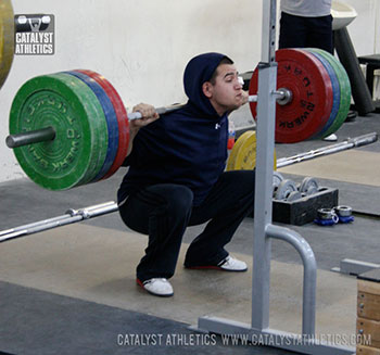 Mike back squat - Olympic Weightlifting, strength, conditioning, fitness, nutrition - Catalyst Athletics