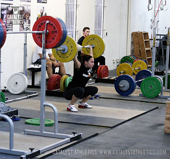 Alyssa snatch - Olympic Weightlifting, strength, conditioning, fitness, nutrition - Catalyst Athletics
