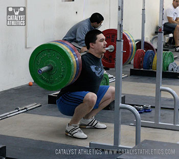 Steve back squat - Olympic Weightlifting, strength, conditioning, fitness, nutrition - Catalyst Athletics
