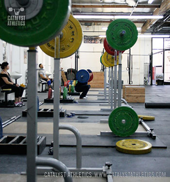 Mike back squat - Olympic Weightlifting, strength, conditioning, fitness, nutrition - Catalyst Athletics