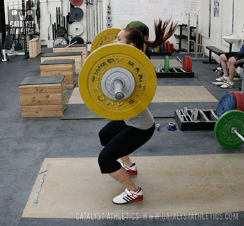 Alyssa clean - Olympic Weightlifting, strength, conditioning, fitness, nutrition - Catalyst Athletics