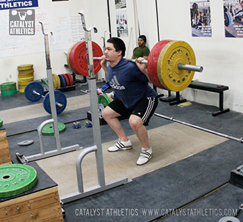 Steve back squat - Olympic Weightlifting, strength, conditioning, fitness, nutrition - Catalyst Athletics