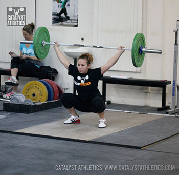 Alyssa snatch - Olympic Weightlifting, strength, conditioning, fitness, nutrition - Catalyst Athletics
