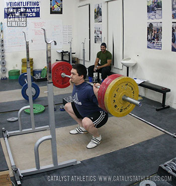 Steve back squat - Olympic Weightlifting, strength, conditioning, fitness, nutrition - Catalyst Athletics