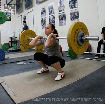 Alyssa clean - Olympic Weightlifting, strength, conditioning, fitness, nutrition - Catalyst Athletics