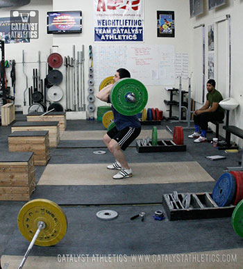 Steve power clean - Olympic Weightlifting, strength, conditioning, fitness, nutrition - Catalyst Athletics
