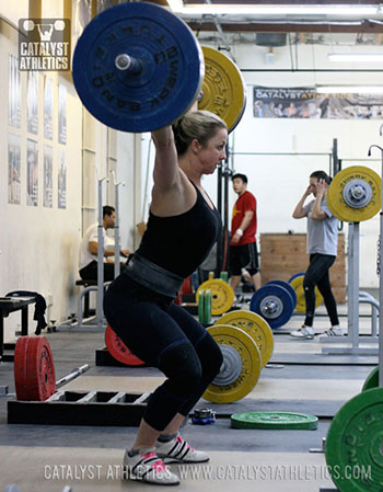 Aimee overhead squat - Olympic Weightlifting, strength, conditioning, fitness, nutrition - Catalyst Athletics