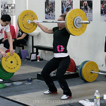 Alyssa snatch turnover - Olympic Weightlifting, strength, conditioning, fitness, nutrition - Catalyst Athletics