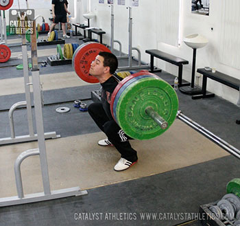 Mike back squat - Olympic Weightlifting, strength, conditioning, fitness, nutrition - Catalyst Athletics