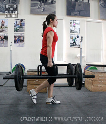 Jolie farmer's walk - Olympic Weightlifting, strength, conditioning, fitness, nutrition - Catalyst Athletics