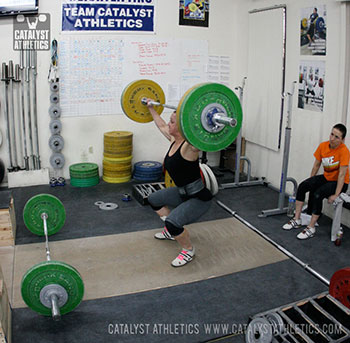 Aimee snatch turnover - Olympic Weightlifting, strength, conditioning, fitness, nutrition - Catalyst Athletics