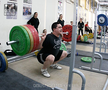 Steve back squat - Olympic Weightlifting, strength, conditioning, fitness, nutrition - Catalyst Athletics