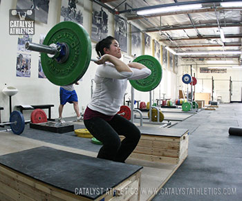 Dawn block clean - Olympic Weightlifting, strength, conditioning, fitness, nutrition - Catalyst Athletics