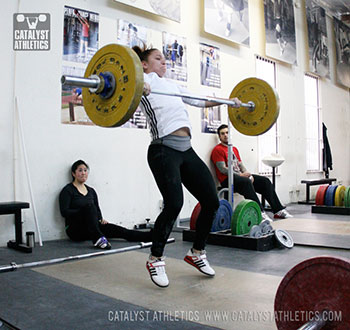 Alyssa snatch - Olympic Weightlifting, strength, conditioning, fitness, nutrition - Catalyst Athletics