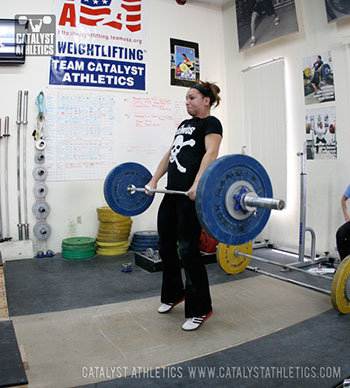 Alyssa clean - Olympic Weightlifting, strength, conditioning, fitness, nutrition - Catalyst Athletics