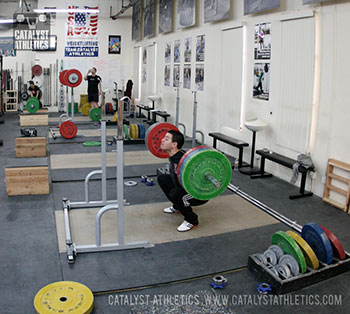 Mike back squat - Olympic Weightlifting, strength, conditioning, fitness, nutrition - Catalyst Athletics