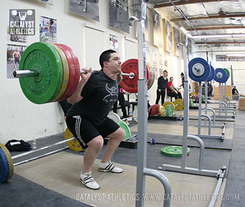 Steve back squat - Olympic Weightlifting, strength, conditioning, fitness, nutrition - Catalyst Athletics