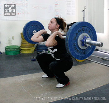 Alyssa clean - Olympic Weightlifting, strength, conditioning, fitness, nutrition - Catalyst Athletics