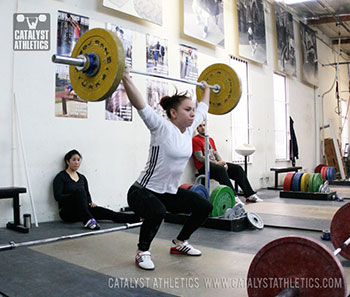 Alyssa snatch - Olympic Weightlifting, strength, conditioning, fitness, nutrition - Catalyst Athletics