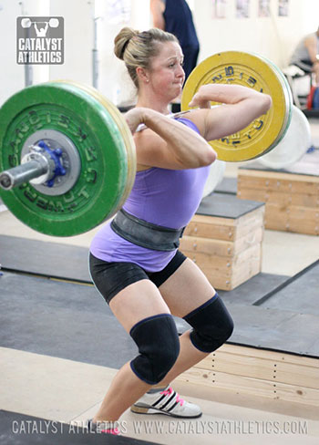 Aimee block power clean - Olympic Weightlifting, strength, conditioning, fitness, nutrition - Catalyst Athletics