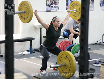 Alyssa snatch - Olympic Weightlifting, strength, conditioning, fitness, nutrition - Catalyst Athletics