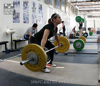 Alyssa snatch - Olympic Weightlifting, strength, conditioning, fitness, nutrition - Catalyst Athletics