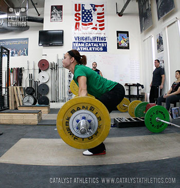 Alyssa snatch - Olympic Weightlifting, strength, conditioning, fitness, nutrition - Catalyst Athletics