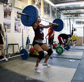 Chyna snatch - Olympic Weightlifting, strength, conditioning, fitness, nutrition - Catalyst Athletics