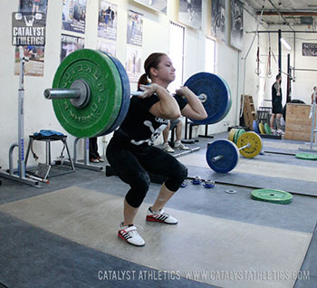 Alyssa clean - Olympic Weightlifting, strength, conditioning, fitness, nutrition - Catalyst Athletics