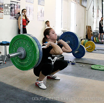 Alyssa clean - Olympic Weightlifting, strength, conditioning, fitness, nutrition - Catalyst Athletics