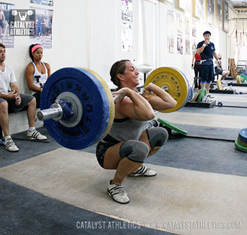 Jocelyn clean - Olympic Weightlifting, strength, conditioning, fitness, nutrition - Catalyst Athletics