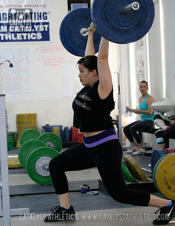 Aimee L jerk - Olympic Weightlifting, strength, conditioning, fitness, nutrition - Catalyst Athletics