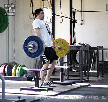 Steve block clean - Olympic Weightlifting, strength, conditioning, fitness, nutrition - Catalyst Athletics