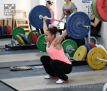 Alyssa snatch - Olympic Weightlifting, strength, conditioning, fitness, nutrition - Catalyst Athletics