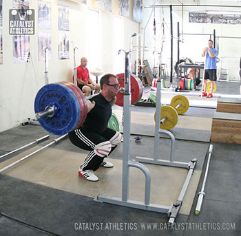 Dave back squat - Olympic Weightlifting, strength, conditioning, fitness, nutrition - Catalyst Athletics