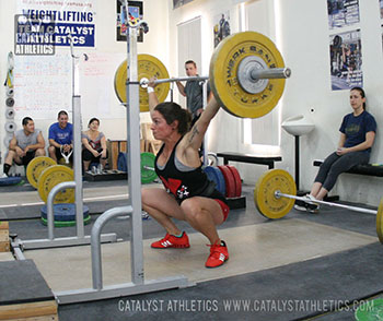 Jolie snatch balance - Olympic Weightlifting, strength, conditioning, fitness, nutrition - Catalyst Athletics