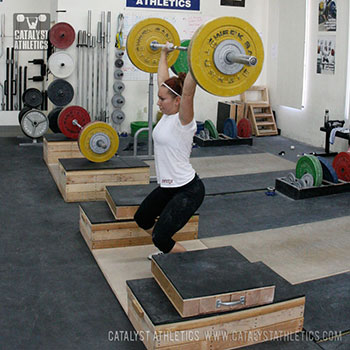 Alyssa power jerk - Olympic Weightlifting, strength, conditioning, fitness, nutrition - Catalyst Athletics